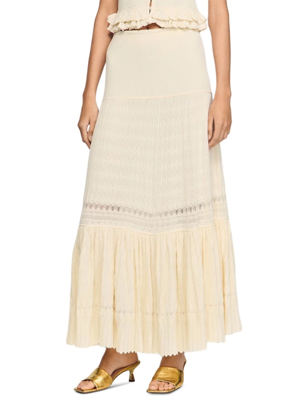 Aria Long Knit Skirt